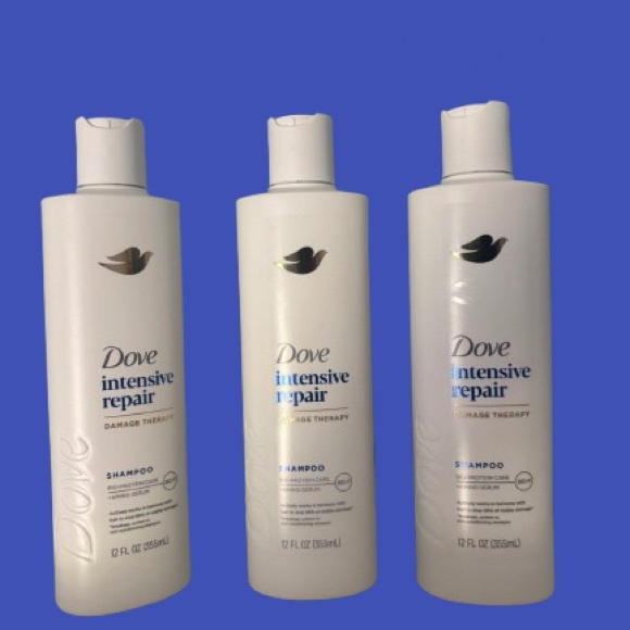 Lot Of 3 Dove Daily Moisture Damage Therapy Shampoos New - Picture 1 of 2